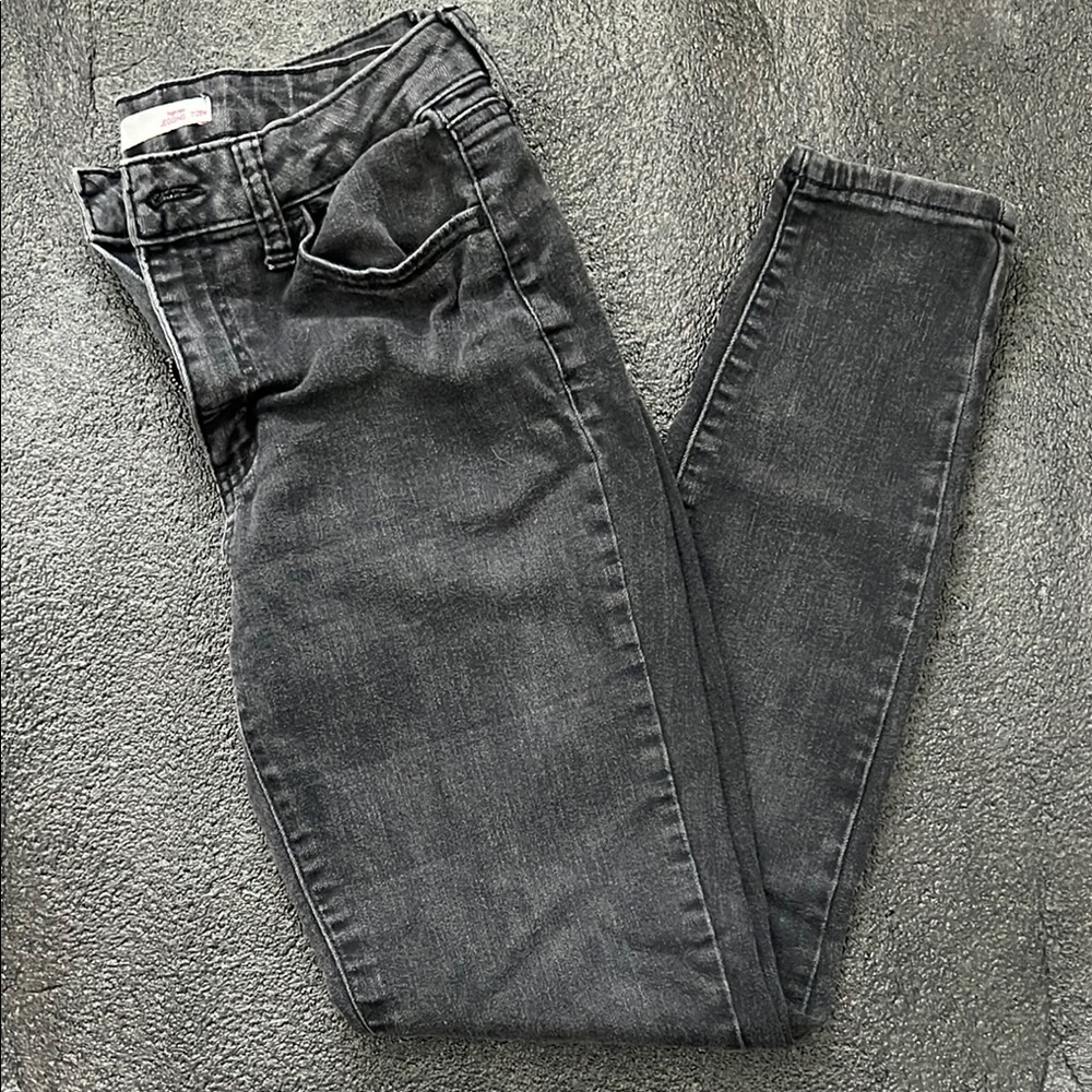 SO Women's Dark Gray Skinny Jeans